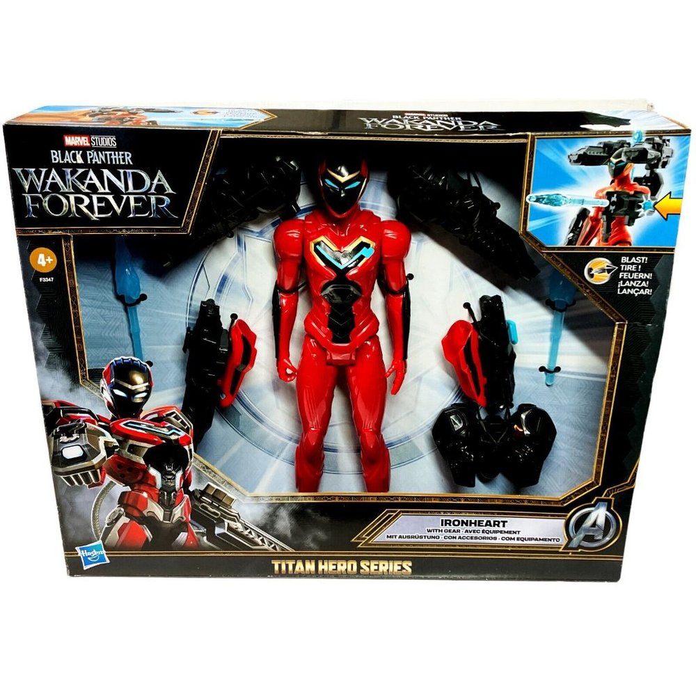 Wakanda Forever Marvel Black Panther IronHeart Hero Hasbro Titan Series 1st New